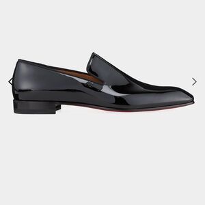 Men's Black Leather Loafers